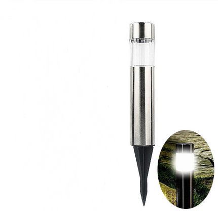 Solar cylindrical lawn light