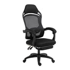 Black footrest / Steel feet