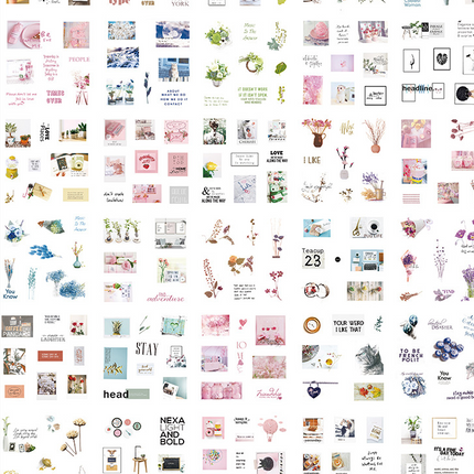 Gift box set sticker