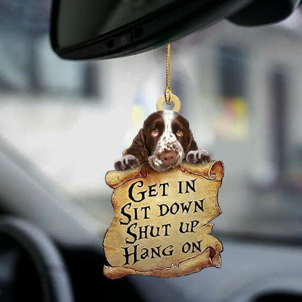 Car Pendant Sleeping Dog Angel Home Decor Acrylic Showcase Hanging Ornaments For Doors