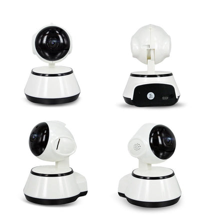 Wireless surveillance camera has a card reader wifi home phone wide-angle panorama 1 million pixels