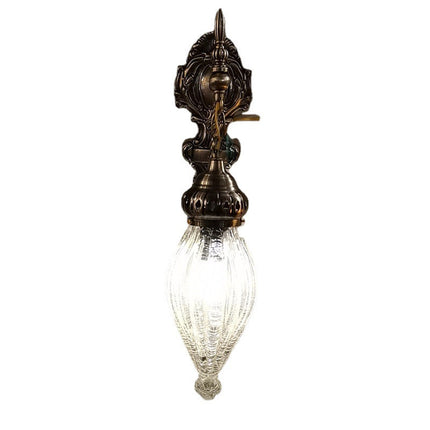 Hollow Wrought Iron Wall Lamp For Bedroom Western Restaurant