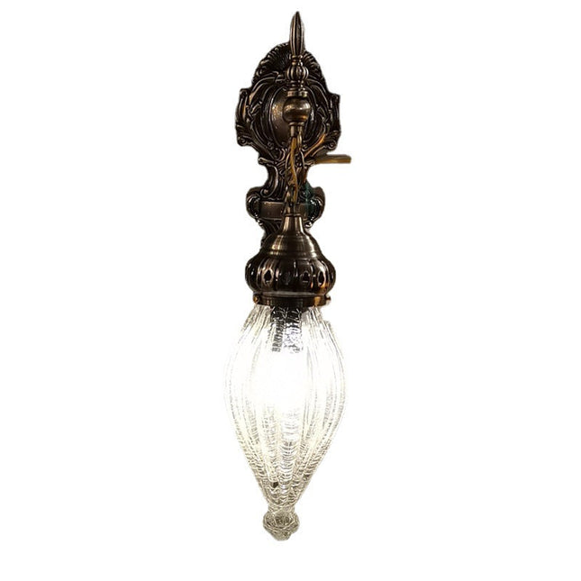 Hollow Wrought Iron Wall Lamp For Bedroom Western Restaurant