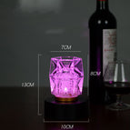 Purple light / Broken brick button switch / 220V US