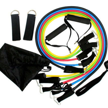 11-piece suit fitness rally pull rope