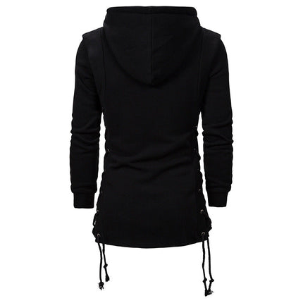 Plus Size Men's Hooded Loose Jacket