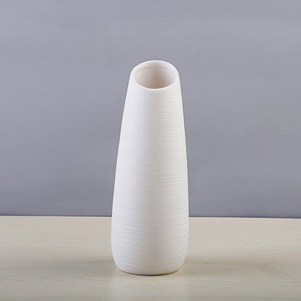 Simple And Beautiful White Creative Minimalist Ceramic Dried Flower Vase