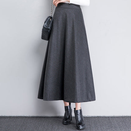 High-waist Long Plus-size Women's Dress