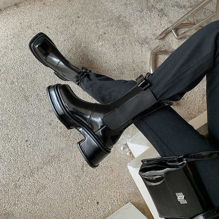Fashion Women's Leather Bow Martin Boots
