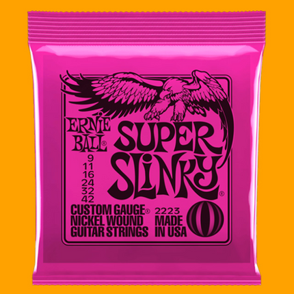 Nickel-plated electric guitar bass strings