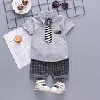 Short Sleeve Plaid Pants / 80 Yards