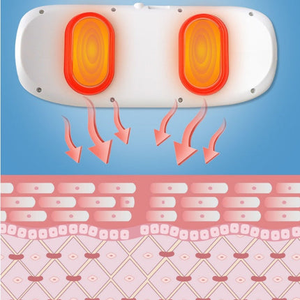 Back Electric Massage Pulse Warm Moxibustion Lumbar Massager