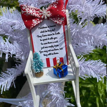 Heaven Chair Christmas Ornament Decoration Nostalgia Chair