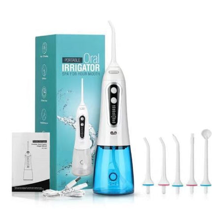 Portable Electric Flosser 6 Heads Set
