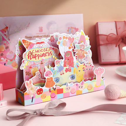 Handmade Folding Greeting Cards Exquisite And Fashionable