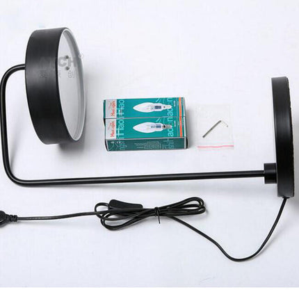 Nordic Simple Hardware Black Decorative Table Lamp