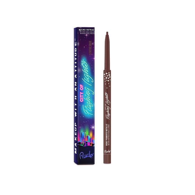 RUDE City of Flashing Lights Micro Retractable Liner - Statuesque