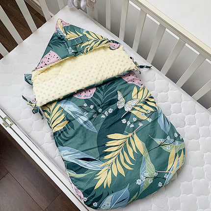Baby Cotton Beanie Velvet Sleeping Bag Autumn And Winter Thickening