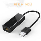USB 2.0 / 100M / Black
