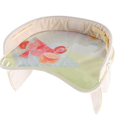 Baby car seat tray table