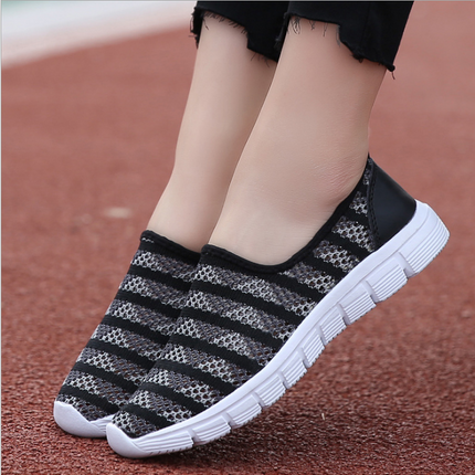 Summer women shoes women Breathable Mesh sneakers shoes ballet flats ladies slip on flats loafers shoes