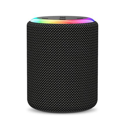 Portable Wireless Speaker Outdoor Party Speaker Mini Waterproof Speaker with 7 RGB Lights Support Calling TWS AUX In MMC Card Input