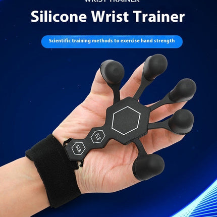Men's Silicone 5-finger Rehabilitation Power Shooting Brace Hand Trainer