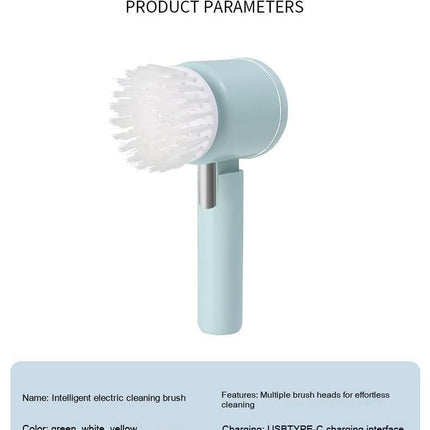 Handheld Multifunctional Electric Floor Cleaning Brush