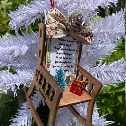 Heaven Chair Christmas Ornament Decoration Nostalgia Chair