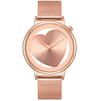 Mesh belt rose gold
