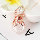 Transparent / Rose gold