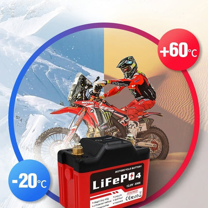 Motorcycle Starting Battery Lithium Iron Phosphate Battery Factory Wholesale