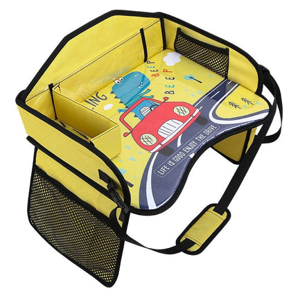 CAR Children's Dinner Plate Baby Caring Fantstic Product Car Rear Storage Small Table Board