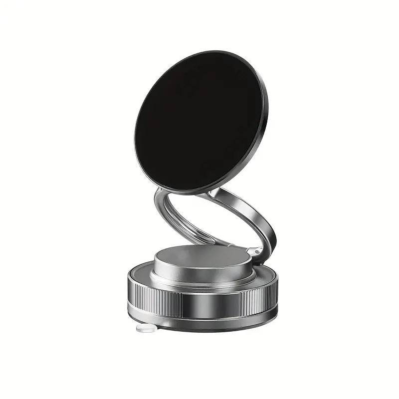 360° Magnetic Car Phone Mount with Foldable Adjustable Suction Design
