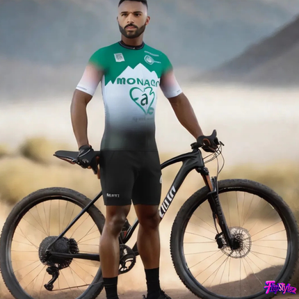 Purple Sportwear for men Short-sleeved Suspender Cycling Suit Suit Mountain Biking suit