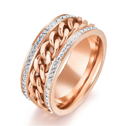 Personalized Chain Ring Men And Women Can Turn Single