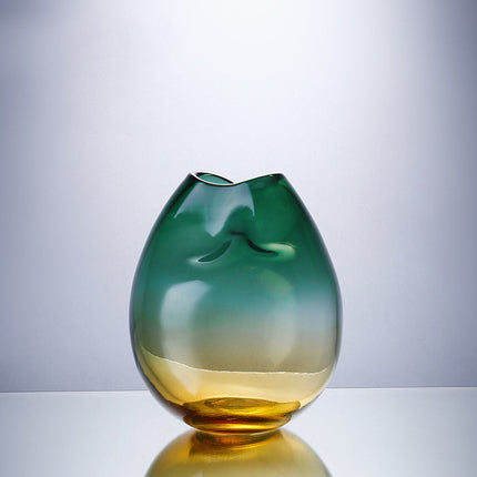 Hand Blown Handmade Glass Vase