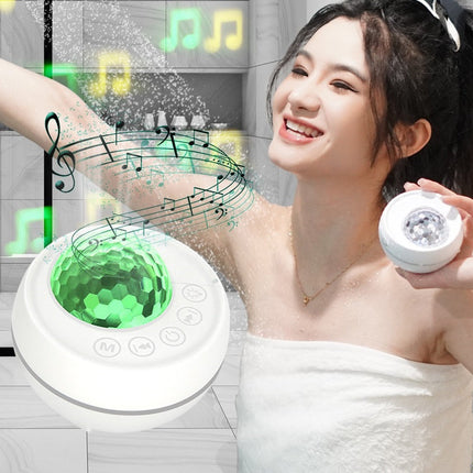 Bathroom Magic Sound Light Swimming Pool Outdoor Small Magic Ball Atmosphere Light Bluetooth Waterproof Speaker Music Voice Control Stage Small Audio
