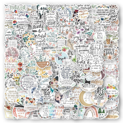 Cross-border Bible Graffiti Notebook Luggage Scooter Waterproof Stickers