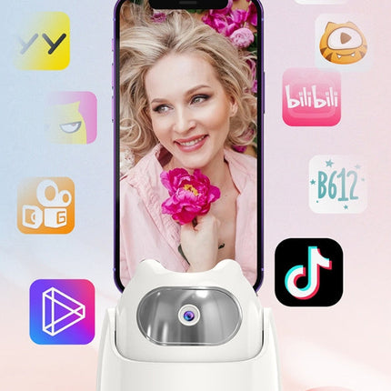 Intelligent AI Face Recognition And Camera Head 360 Degrees Rotating Vlog Shooting Video Recording And Camera Head Artifact