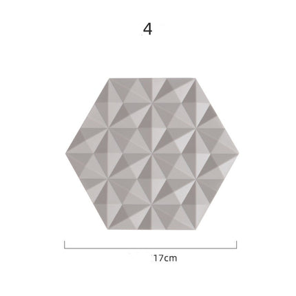 Table Insulation Pad Silicone Light Luxury Placemat Anti-scalding Anti-slip Pad