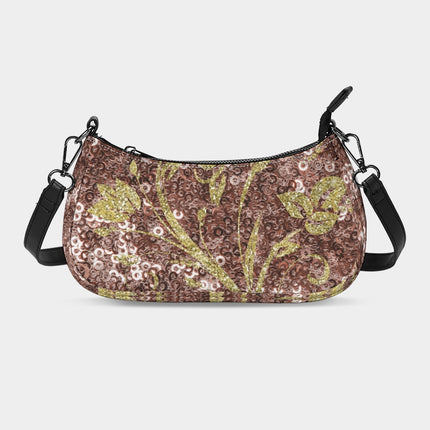 BEAUTIFUL PURPLE GITTER DESIGN CREATED BY FLIPSTYLEZ Petite Canvas Pouch