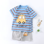 Blue Stripe Car / 73CM