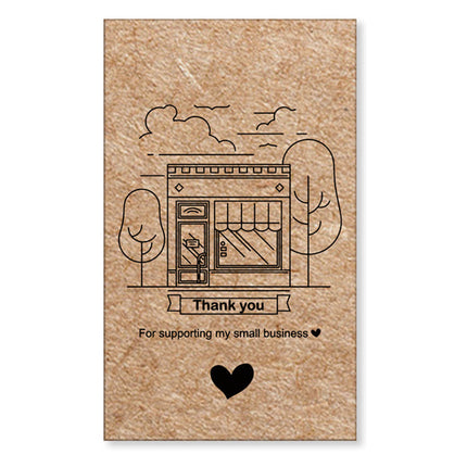 English Holiday Thank You Simple And DIY Creative Greeting Card