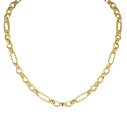 Personalized Simple Splicing Chain Metal Texture Bare Chain Necklace