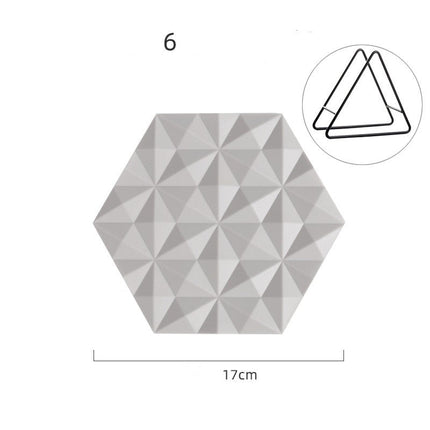 Table Insulation Pad Silicone Light Luxury Placemat Anti-scalding Anti-slip Pad