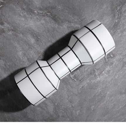 Simple Nordic Minimalism Black And White Striped Ceramic Vase