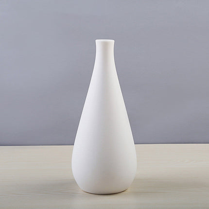 Simple And Beautiful White Creative Minimalist Ceramic Dried Flower Vase