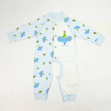 Children's Animal Long Sleeve Cut One-piece Romper