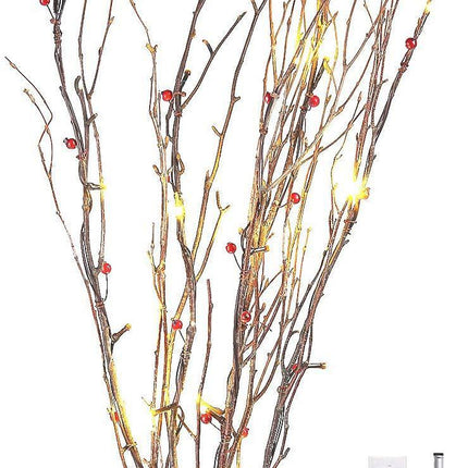 Led Strings Of Decorative Lights Illuminate The Night